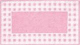 Pink Gingham Rug