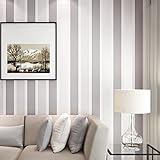 Auralum 貼ってはがせる壁紙 不織布壁紙 ノリなし DIY 壁紙 はがせる 賃貸 リビング ルームインテリア おしゃれ エレガント ラグジュアリー モダン 53cm×10m (シルバーグレー)