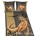 Herding 445147050 Bettwäsche Dinosaurier / 80x80 + 135x200 cm, Linon