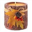 Round Bark Candle Round Bark Candle