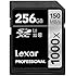 Lexar Professional 1000x 256GB SDXC UHS-II/U3 Card (Up to 150MB/s read) w/Image Rescue 5 Software LSD256CRBNA1000