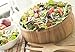 Ironwood Gourmet Large Bead Rim Petaluma Salad Bowl, Acacia Wood