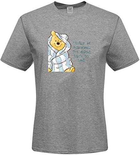 Cotton T-shirts,Men's Winnie the Pooh quote T-shirts,(X-Large)