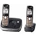 Panasonic KX-TG6512B DECT 6.0 PLUS Expandable Digital Cordless Phone System with 2 Handsets