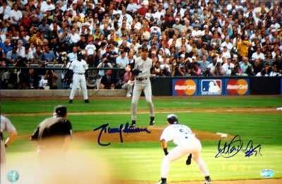 Ichiro Suzuki & Randy Johnson Autographed/Hand Signed 12x18 2001 All Star Photo Holo & PSA/DNA #3A52