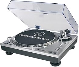 Audio-Technica AT-LP120-USB Direct-Drive Professional Turntable in Silver
