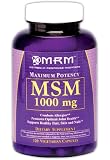 MRM MSM Vegetarian Capsules, 1000 mg, 120-Count Bottles