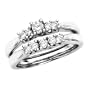 14K White Gold 1/2 ct. Diamond Engagement Set (G-H Color, SI2-I1 Clarity)