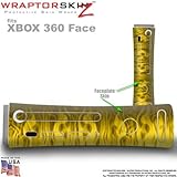 Fire Yellow Skin by WraptorSkinz TM fits Original XBOX 360 Factory Faceplates