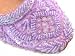Beachcombers! Ethnic Embellished Silk Sequin & Beaded Indian Khussa Belly Dance Shoes Orchid