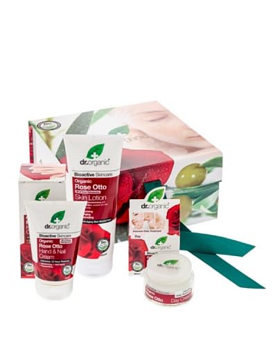 Dr Organic Kit 3 Pezzi Viso e Corpo Rosa Ottomana
