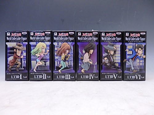 Lupin the Third World Collectable Figure WCF Vol.1 6Figures Complete Set Banpresto Japan