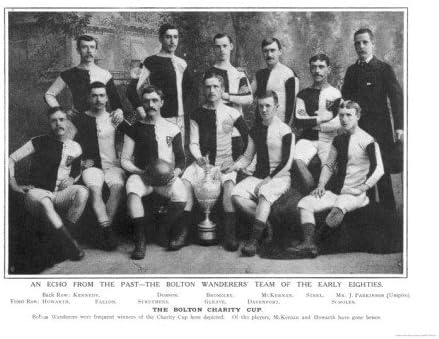 Bolton Wanderers F.C. Team Giclee Print Art (12 x 9 in)