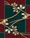 Contemporary Area Rug, United Weavers Manhattan 2'x3' Brentwood Hunter Green