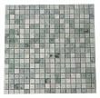 5/8 Ming Green Marble Onyx Polished Mosaic Tiles, Beatiful Soft Green Hues