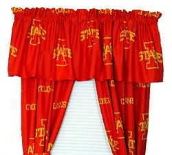 Iowa State- Collegiate Curtain Panels - (Big 12 Conference)