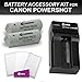 2 Pack Canon NB-9L Replacement Battery and Charger Kit for Canon PowerShot N, SD4500IS SD4500 Elph 510 HS Elph 520 HS, Elph 530 HS, Ixus 500 HS, Ixus 1100 HS Digital Camera Includes 2 Replacement NB-9L Lithium-Ion Battery + Ac/dc Rapid Travel Charger + LCD Screen Protectors