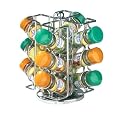 Premier Housewares 12 Bottles Schwartz Spices with Free Revolving Chrome Spice Rack