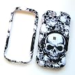 Motorola CLIQ MB200 (T-Mobile) Rubberized Snap-On Protector Hard Case "Skullerific" Design