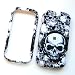 Motorola CLIQ MB200 (T-Mobile) Rubberized Snap-On Protector Hard Case "Skullerific" Design