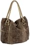 B. MAKOWSKY Princeton N/S Shopper,Nat/ Gold,one size