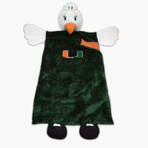 Miami Hurricanes 6' Sleeping Bag with Plush Mascot