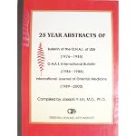 25 Year Abstracts of Bulletin of the O.H.A.I. USA (1976-1985) O.H.A.I. International Bulletin (1986-1988) I.J.O.M. (1989-2000) book cover