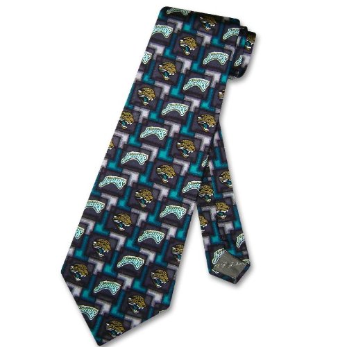 JACKSONVILLE JAGUARS NeckTie NFL Football SILK Pattern Men's Neck Tie