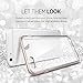 iPhone 6s Plus Case, Spigen® [Neo Hybrid EX] PREMIUM BUMPER [Rose Gold] Clear TPU / PC Frame Slim Dual Layer Premium Case for iPhone 6 Plus (2014) / 6s Plus (2015) - Rose Gold (SGP11729)