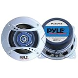 Pyle PLBW42 4-Inch 160 Watt Two-Way Speaker with Blue LED Light (Pair)