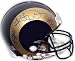 Mounted Memories St. Louis Rams Warner/Bruce/Holt Signed Pro Helmet