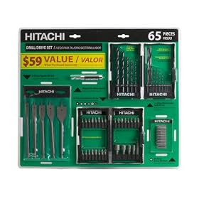 Hitachi 728497 65-Piece Assorted Bit Set by Hitachi
