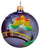 Famous Places Collection Tokyo - Hand Painted Glass Ball Ornament