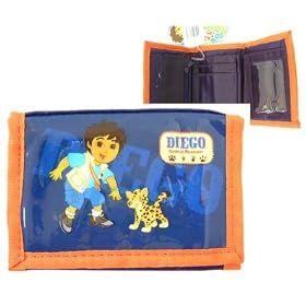 Click here to buy Nick Jr Diego The Rescuer Wallet - Diego Trifold Wallet with coin pocket by Global Design Concepts.