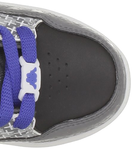 Kappa Skom, Chaussures montantes garçon - Noir (Black/Dk Grey/White/Blue), 28 EU