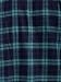 Mens 100% Cotton Flannel Shirt - [Navy-Green Plaid]- Medium
