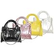 Je Veux Patent Double Strap Handbag