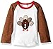 Mud Pie Baby Boys' Toddler Raglan T-Shirt, Turkey, 4T/5T