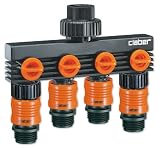Claber 4-Way Garden Hose Water Distributor Valve #8581