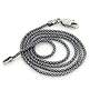 2mm Sterling Silver Antiqued Popcorn Chain Necklace (16", 18", 20", 24", 30")