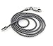 2mm Sterling Silver Antiqued Popcorn Chain Necklace(Lengths 14