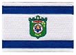 Tel Aviv Flag Embroidered Patch Israel Iron-On Jewish Emblem