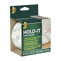 Duck Brand 519244 Hold-It Adhesive for Rugs, 2.5-Inch x 25-Feet, Single Roll
