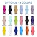 Apple Watch Replacement Band,Teslasz Soft Silicone Replacement Sports Wristbands Straps for Apple iWatch All Models (Yellow 38 MM)