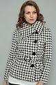 *NYC Boutique The Wintour Coat in Houndstooth,Winter Coats & Jackets for Women