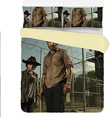 Custom The Walking Dead 3 Piece Duvet Cover Bedding Set Twin Size 160x210CM