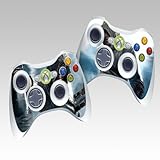 Final Fighter Protective Skin Decorative Decal for XBOX 360 Controller (2pcs in 1)