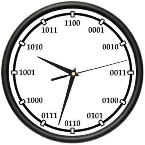 BINARY Wall Clock