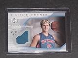 2003-04 Upper Deck Finite Elements Jersey FJ19 Darko Milicic Detroit Pistons(Rookie Insert - Piece of Authentic Worn Jersey - Basketball Cards)