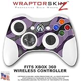 Camouflage Purple Skin by WraptorSkinz TM fits XBOX 360 Wireless Controller (CONTROLLER NOT INCLUDED